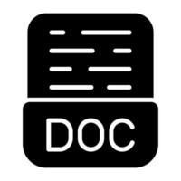 icône de vecteur de document