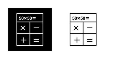 icône de vecteur de calculs