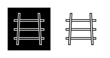 icône de vecteur de chemin de fer