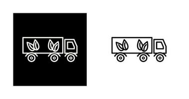 icône de vecteur de camion écologique