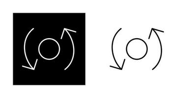 icône de vecteur de synchronisation