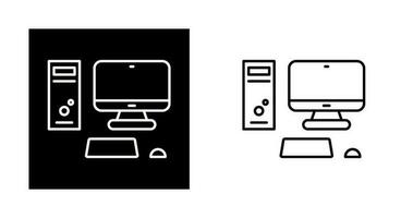 icône de vecteur d & # 39; ordinateur
