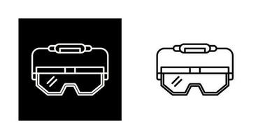 icône de vecteur de lunettes de laboratoire