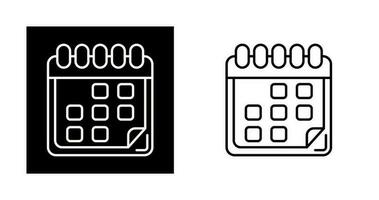icône de vecteur de calendrier