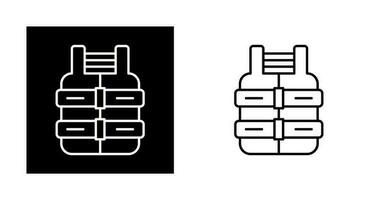 icône de vecteur de gilet de sauvetage