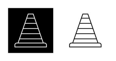 icône de vecteur de cône de signalisation