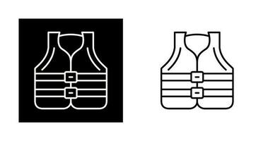 icône de vecteur de gilet de sauvetage