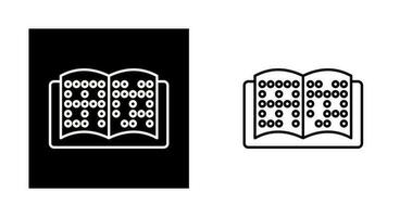 icône de vecteur braille