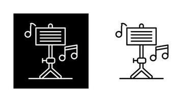 icône de vecteur d'éducation musicale