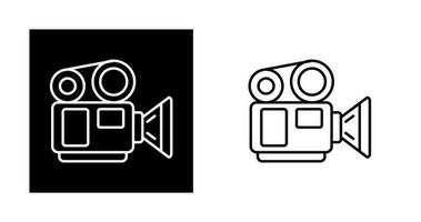 icône de vecteur de caméra vidéo