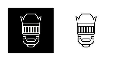 icône de vecteur d'objectif de caméra
