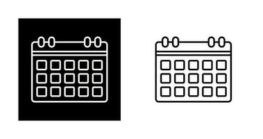 icône de vecteur de calendrier