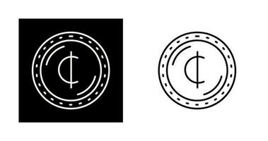 icône de vecteur de devise cedis