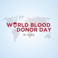 Illustration vectorielle de la journée mondiale du donneur de sang de parfait pour la carte de voeux, l'arrière-plan, l'invitation, la médecine, le web, l'icône, le papier peint simple, l'ornement vecteur