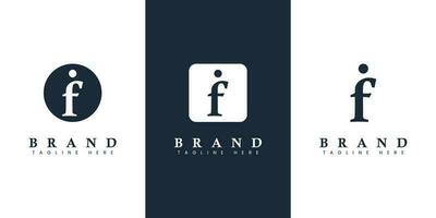 moderne et Facile minuscule Fi lettre logo, adapté pour tout affaires avec Fi ou si initiales. vecteur