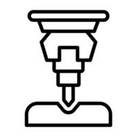 icône de vecteur de marteau-piqueur