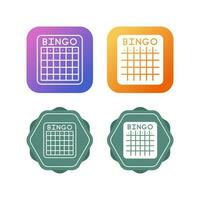 icône de vecteur de bingo