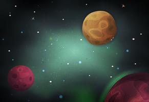 Scifi Space Background pour le jeu de l'interface utilisateur vecteur