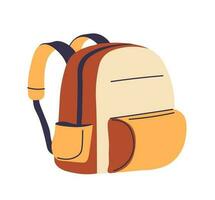 école sac à dos ou sac à dos pour étudiant ou élève vecteur