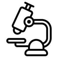 microscope icône illustration vecteur