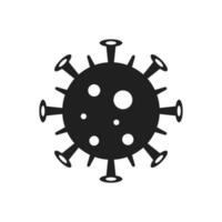 virus icône vecteur conception illustration