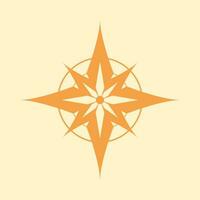 étoile vecteur icône conception. abstrait rond vecteur logo élément.