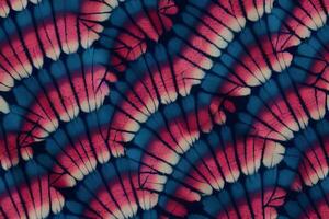 Shibori écharpe tye mourir batik abstrait brosse encre spirale tourbillon en tissu cercle asiatique conception botanique géométrique répéter dessin tuile vecteur vert marron foncé bleu couleurs peindre rétro , rouge bleu vagues