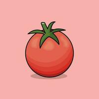 le illustration de tomate vecteur