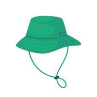 randonnée chapeau pour protection de le Soleil et pluie de le randonneurs. camping activité des idées vecteur