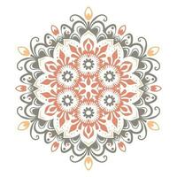 élégant pastel coloré mandala conception vecteur