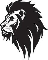 Lion visage tatouage illustration 1 vecteur