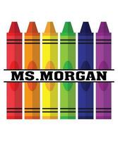 SP. Morgan retour à école T-shirt impression modèle vecteur
