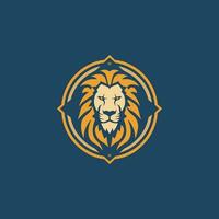 Lion logo illustration vecteur conception modèle