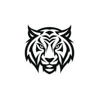 tigre logo emblème modèle mascotte symbole pour affaires ou chemise conception. vecteur