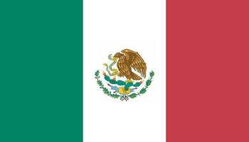 nationale Mexique drapeau officiel couleurs et proportions vecteur illustration eps dix vecteur.