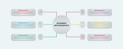 affaires processus infographie modèle. eps dix vecteur. vecteur