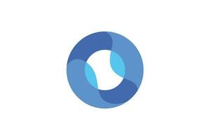 abstrait transparent cercle logo vecteur pour affaires