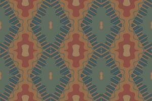 motif ikat paisley broderie Contexte. ikat aztèque géométrique ethnique Oriental modèle traditionnel.aztèque style abstrait vecteur illustration.design pour texture, tissu, vêtements, emballage, paréo.
