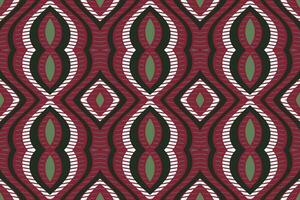 ikat floral paisley broderie Contexte. ikat fleurs géométrique ethnique Oriental modèle traditionnel. ikat aztèque style abstrait conception pour impression texture, tissu, sari, sari, tapis. vecteur