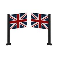 drapeau de la Grande-Bretagne en vecteur