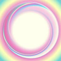 holographique pastel abstrait cercle logo conception vecteur