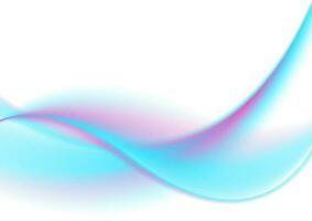lumière bleu violet lisse liquide vagues abstrait Contexte vecteur