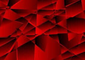 foncé rouge abstrait faible poly géométrique Contexte vecteur