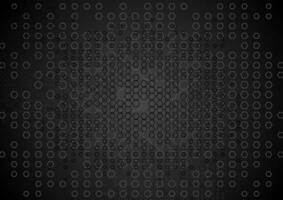 abstrait technologie noir hexagones texture Contexte vecteur