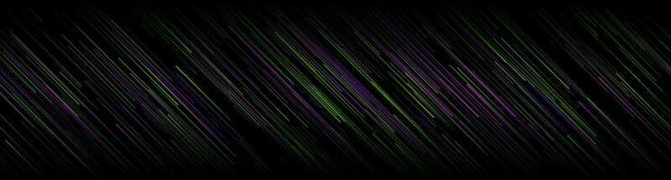 vert violet abstrait lignes La technologie futuriste bannière conception vecteur