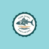 poisson logo avec une Facile et unique forme vecteur