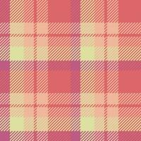 en tissu sans couture modèle de texture vérifier vecteur avec une tartan Contexte plaid textile.