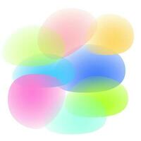 moderne abstrait coloré bulle représenter mouvement de futur Contexte vecteur