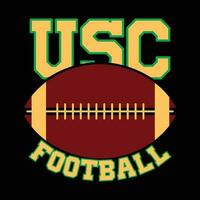 usc Football T-shirt dessins vecteur