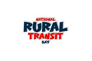nationale rural transit journée vecteur